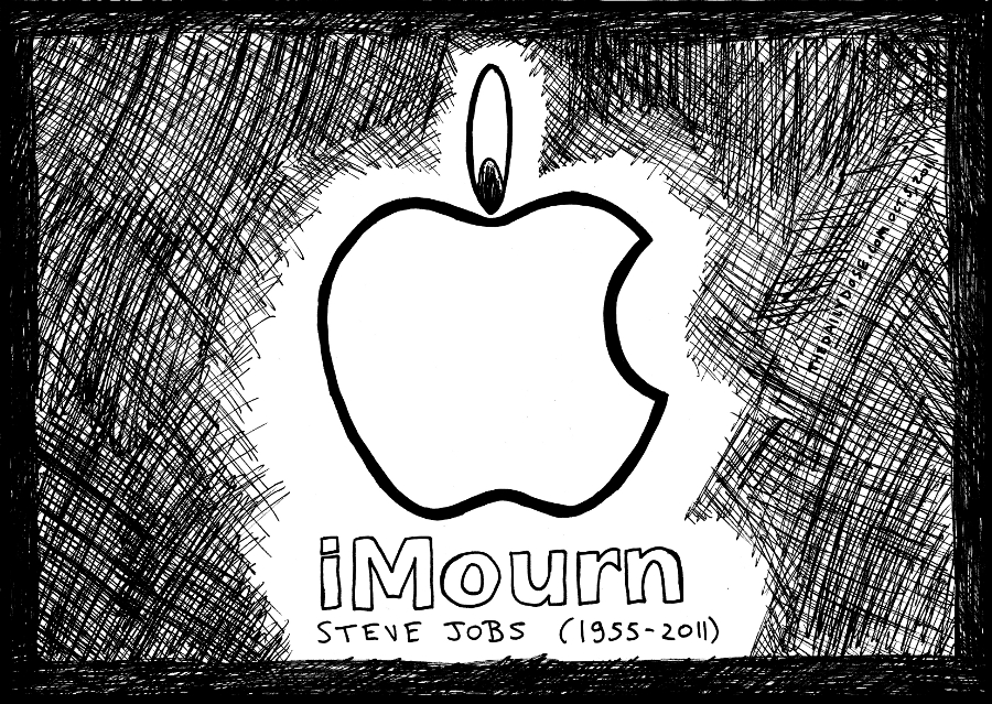 Apple Caricature