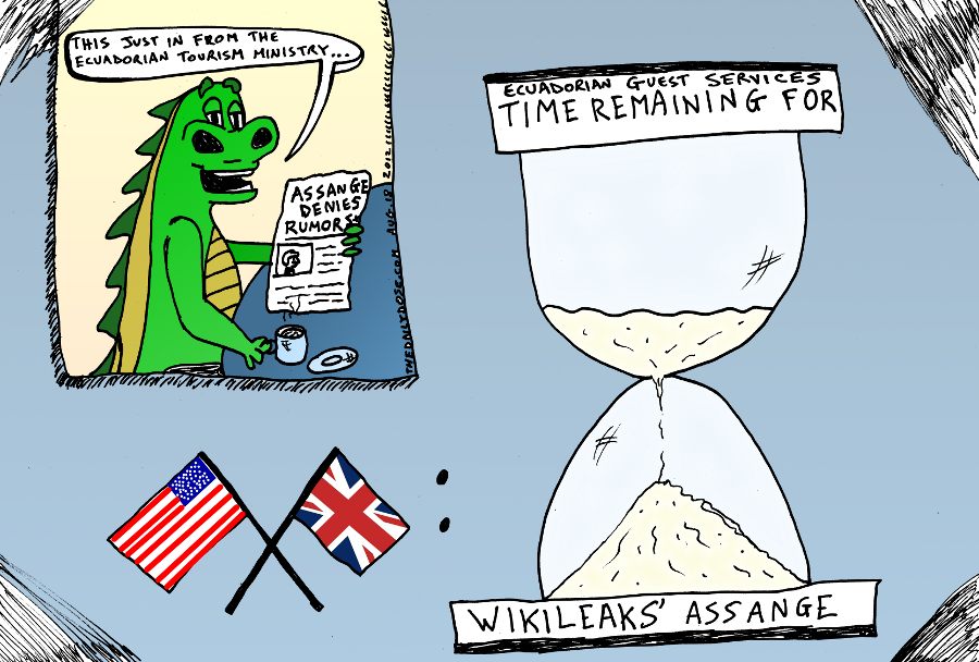 Wikileaks Assange Ecuador Embassy Debacle
