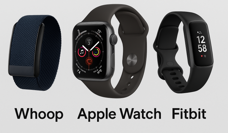 Which Health Wearable Wins: Whoop vs Apple Watch vs Fitbit in 2025?